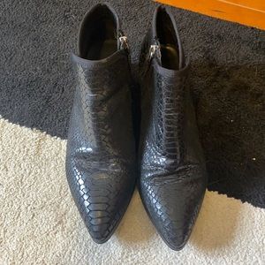 Snakeskin boots